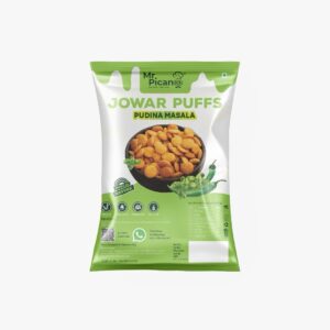Jowar Puffs (Pudina Flavored)