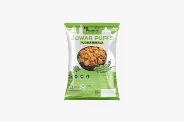 Jowar Puffs (Pudina Flavored)