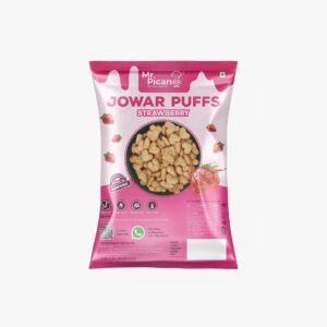 Jowar Puffs (Strawberry Flavored)