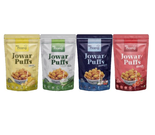 Jowar Puffs Delight Combo - 4 Scrumptious Flavors