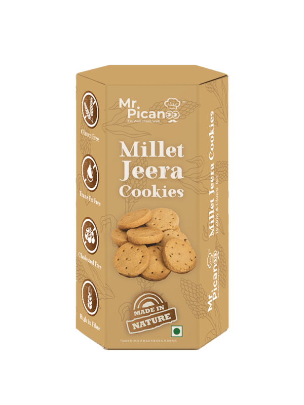 Millet Jeera Jaggery Cookies